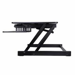 Best Sale 🎉 Sit & Stand Desks Rocelco 37.5" Deluxe Height Adjustable Standing Desk Converter, Large Retractable Keyboard Tray, Black (R DADRB) ⌛ -Desk Riser Store unnamed file 828