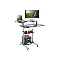 Top 10 👍 Mount-It! Sit & Stand Desks Mount-lt! 37"-55" Adjustable Monitor Rolling Stand Up Desk, Black (MI-7970B) 👍 -Desk Riser Store unnamed file 850