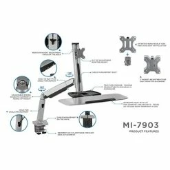 Best deal ๐ Sit & Stand Desks Mount-It! 20" Height Adjustable Standing Desk Mount, Silver (MI-7903) ๐งจ 9 Best deal ๐ Sit & Stand Desks Mount-It! 20" Height Adjustable Standing Desk Mount, Silver (MI-7903) ๐งจ -Desk Riser Store unnamed file 854