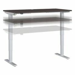 Wholesale 🔥 Height-Adjustable Tables Bush Business Furniture Move 40 Series 28"-48" Adjustable Standing Desk, Storm Gray/Cool Gray Metallic (M4S6030SGSK) 🎁