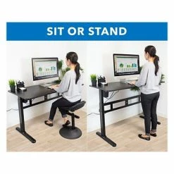 Discount 🔔 Sit & Stand Desks Mount-It! 29" - 47" Adjustable Desk, Black (MI-7999) ⭐ -Desk Riser Store unnamed file 870