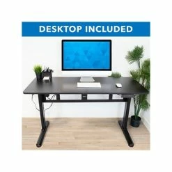 Discount 🔔 Sit & Stand Desks Mount-It! 29" - 47" Adjustable Desk, Black (MI-7999) ⭐ -Desk Riser Store unnamed file 871
