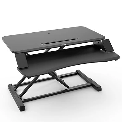 Discount ⌛ Height-Adjustable Tables Fellowes Corsivo 5"-16" Standing Desk Converter, Black (8091001) ✨ 3 Discount ⌛ Height-Adjustable Tables Fellowes Corsivo 5"-16" Standing Desk Converter, Black (8091001) ✨