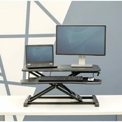Discount ⌛ Height-Adjustable Tables Fellowes Corsivo 5"-16" Standing Desk Converter, Black (8091001) ✨ 13 Discount ⌛ Height-Adjustable Tables Fellowes Corsivo 5"-16" Standing Desk Converter, Black (8091001) ✨ -Desk Riser Store unnamed file 886