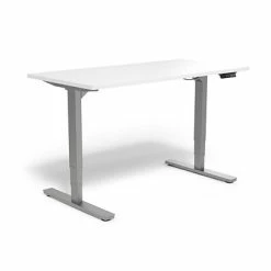 Coupon 😀 Union & Scale Sit & Stand Desks Union & Scale™ Essentials 26"-52" Adjustable Desk, White (UN56206) ⭐