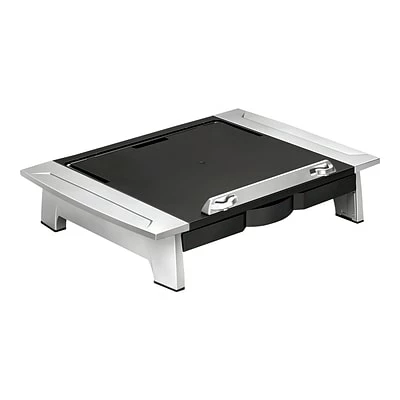 Brand new ๐งจ Monitor Mounts & Stands Fellowes Office Suites Monitor Riser, Up To 28" Monitor, Black/Silver (8036601) ๐ 3 Brand new ๐งจ Monitor Mounts & Stands Fellowes Office Suites Monitor Riser, Up To 28" Monitor, Black/Silver (8036601) ๐
