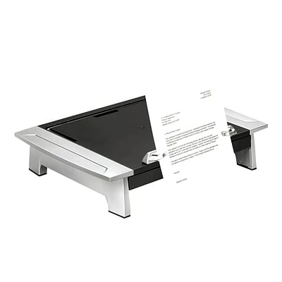 Brand new ๐งจ Monitor Mounts & Stands Fellowes Office Suites Monitor Riser, Up To 28" Monitor, Black/Silver (8036601) ๐ 4 Brand new ๐งจ Monitor Mounts & Stands Fellowes Office Suites Monitor Riser, Up To 28" Monitor, Black/Silver (8036601) ๐ - Image 2