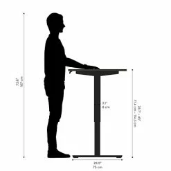 Deals 👍 Height-Adjustable Tables Bestar Universel 30“ X 60“ Standing Desk, Deep Grey (65867-32) ⭐ -Desk Riser Store unnamed file 912