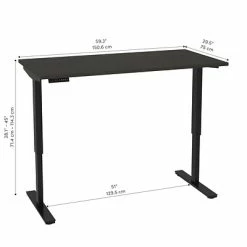 Deals 👍 Height-Adjustable Tables Bestar Universel 30“ X 60“ Standing Desk, Deep Grey (65867-32) ⭐ -Desk Riser Store unnamed file 913