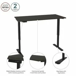 Deals 👍 Height-Adjustable Tables Bestar Universel 30“ X 60“ Standing Desk, Deep Grey (65867-32) ⭐ -Desk Riser Store unnamed file 914