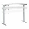 Best deal 😍 Height-Adjustable Tables Bush Business Furniture Move 40 Series 28''-48'' Adjustable Standing Desk, White/Cool Gray Metallic (M4S6030WHSK) 🧨 -Desk Riser Store unnamed file 948