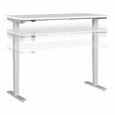 Best deal ๐ Height-Adjustable Tables Bush Business Furniture Move 40 Series 28''-48'' Adjustable Standing Desk, White/Cool Gray Metallic (M4S6030WHSK) ๐งจ 3 Best deal ๐ Height-Adjustable Tables Bush Business Furniture Move 40 Series 28''-48'' Adjustable Standing Desk, White/Cool Gray Metallic (M4S6030WHSK) ๐งจ